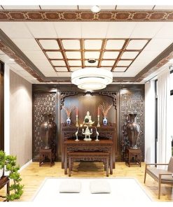 trần nhôm phòng thờ