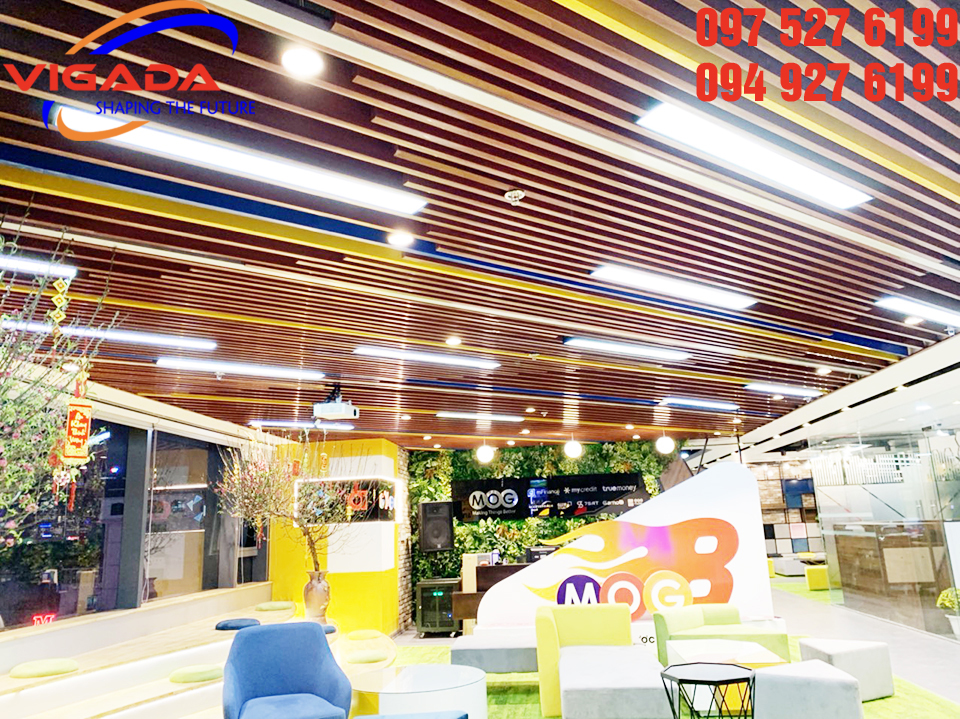 trần nhôm đẹp u-shaped