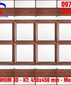 Tấm trần nhôm 3D 450×450 mm - Mẫu tấm hoa leo