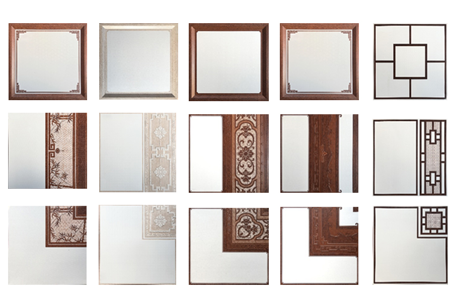 Tấm trần nhôm 3D 450x450