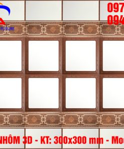 Tấm trần nhôm 3D 300x300 mm - Model: SJ1012