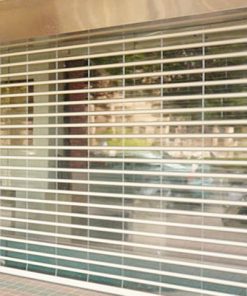 Alternative view of Cửa cuốn khớp thoáng bằng Inox