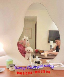 Gương decor bàn trang điểm