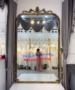 Gương khung viền thép cho ảnh viện áo cưới