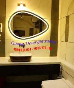 Gương led nhà tắm nghệ thuật