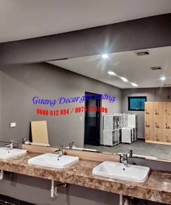 Gương trần mài vát cạnh