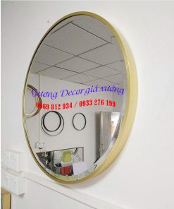Gương tròn viền bằng nhôm