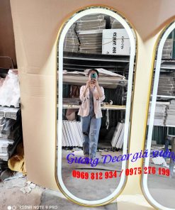 Gương Elip led viền trong toàn thân