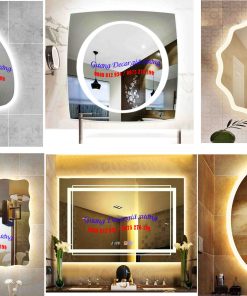Các mẫu gương led nhà tắm