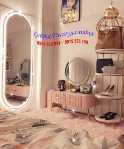 Gương đèn led Oval toàn thân
