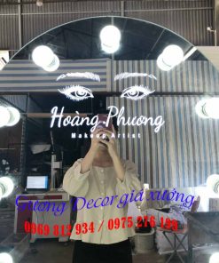Gương bóng đèn bàn trang điểm