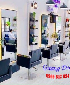 Gương hậu led cho salon tóc