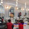 Gương viền thép cho salon tóc