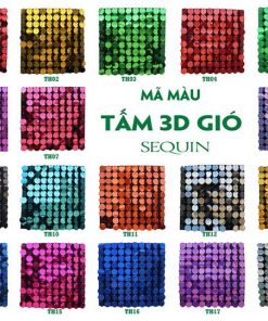 Tấm 3D Sequin gió biển quảng cáo, trang trí